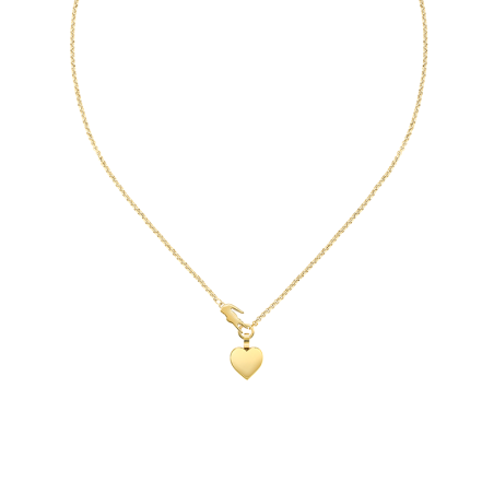 Collier femme lacoste acier doré – colliers femme