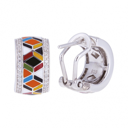 Boucles d’oreilles homme & femme: boucles d’oreille or, argent - creoles - edora - 1