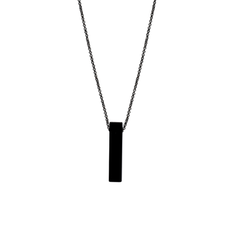 Collier Homme SCOOTER Acier Inoxydable Onyx Noir Mat