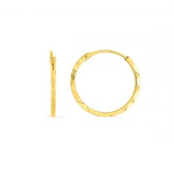 Boucles d'oreilles créoles edora or 375/1000  - creoles - edora - 0