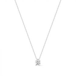 Collier femme edora or 375/1000 blanc diamant - colliers-femme - edora - 0