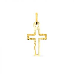 Pendentif croix edora or 375/1000 - pendentifs - edora - 0