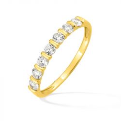 Or 9 carats: bijoux or 9 carats, alliances & bracelet or 9 carats (19) - bagues-femmes - edora - 2