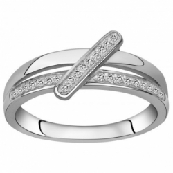 Bague femme edora argent 925/1000 et oxydes - bagues-femmes - edora - 0