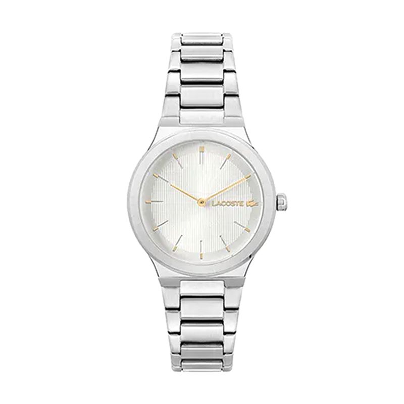 Montre femme lacoste chelsea acier inoxydable argenté - analogiques - edora