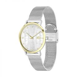 Montre femme lacoste crocorigin acier inoxydable - analogiques - edora - 1