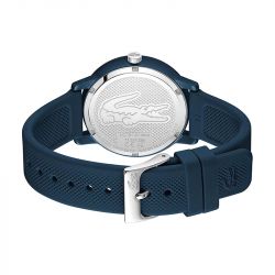 Montre femme lacoste 12.12 go silicone bleu - analogiques - edora - 2