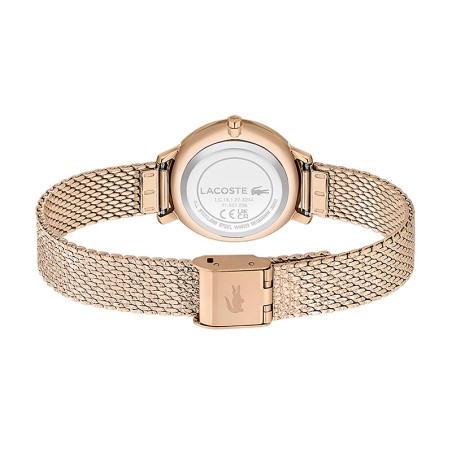 Montre femme lacoste suzanne acier doré rose – analogiques