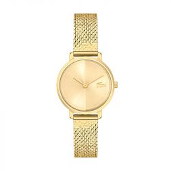 Montre femme lacoste suzanne acier doré - analogiques - edora - 0