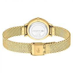 Montre femme lacoste suzanne acier doré - analogiques - edora - 2
