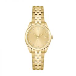 Montre femme lacoste tuilerie acier doré - analogiques - edora - 0