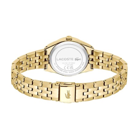 Montre femme lacoste tuilerie acier doré – analogiques