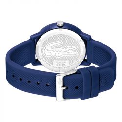 Montre homme lacoste 12.12 silicone bleu - analogiques - edora - 2