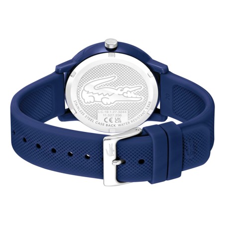 Montre homme lacoste 12.12 silicone bleu – analogiques