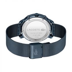 Montre homme chronographe lacoste replay acier bleu  - chronographes - edora - 2