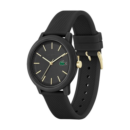 Montre homme lacoste 12.12 move silicone noir – analogiques