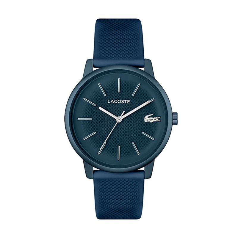 Montre homme lacoste 12.12 move silicone bleu - analogiques - edora