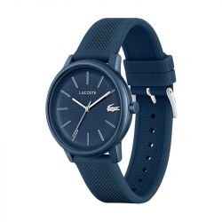 Montre homme lacoste 12.12 move silicone bleu - analogiques - edora - 1