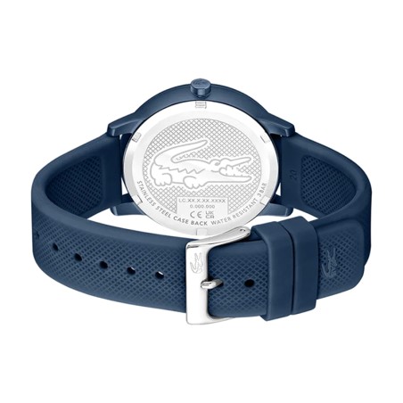 Montre homme lacoste 12.12 move silicone bleu – analogiques