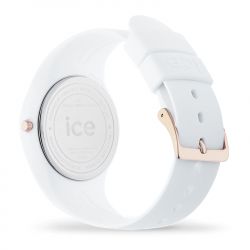 Montre femme ice watch ice glam silicone blanc - m - analogiques - edora - 2