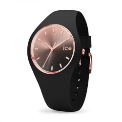 Montre femme ice watch sunset silicone noir - m - analogiques - edora - 0