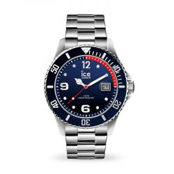 Montre homme chronographe ice watch ice steel acier argenté - chronographes - edora - 0