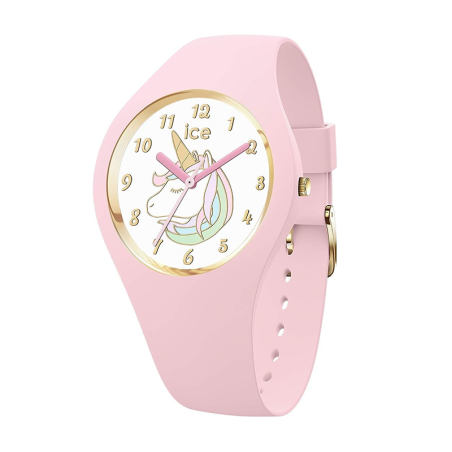 Montre enfant ice watch fantasia unicorn silicone rose - s – junior
