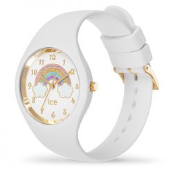 Montre enfant ice watch fantasia rainbow silicone blanc - s - juniors - edora - 1