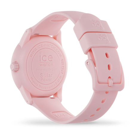 Montre femme solaire s ice watch solar power silicone rose – solaires