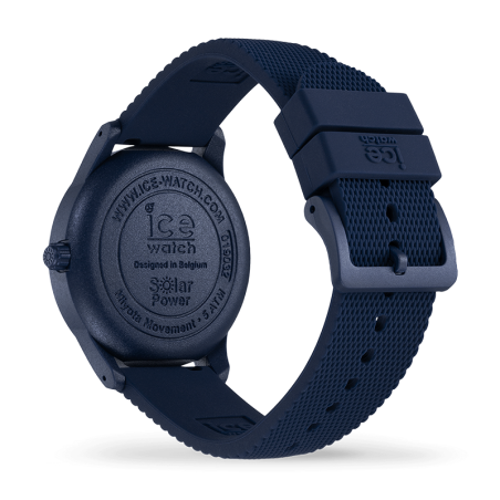 Montre mixte solaire m ice watch solar power borealis silicone bleu – solaires
