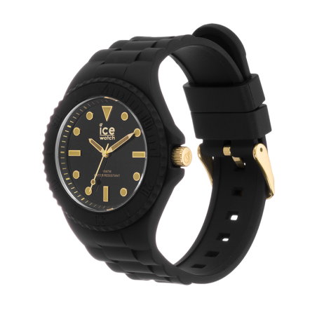 Montre mixte m ice watch generation black gold silicone noir – analogiques