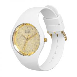 Montre femme s ice watch flower silicone blanc - analogiques - edora - 1