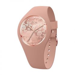 Montre femme m ice watch flower silicone rose - analogiques - edora - 0