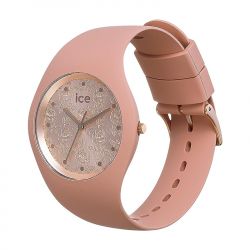 Montre femme m ice watch flower silicone rose - analogiques - edora - 1