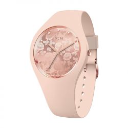 Montre femme s ice watch flower silicone rose - analogiques - edora - 0