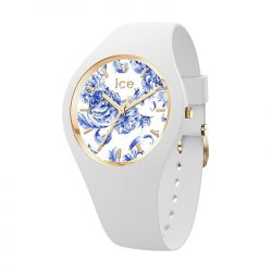 Montre femme s ice watch porcelain white silicone blanc - analogiques - edora - 0