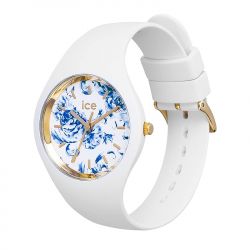 Montre femme s ice watch porcelain white silicone blanc - analogiques - edora - 1