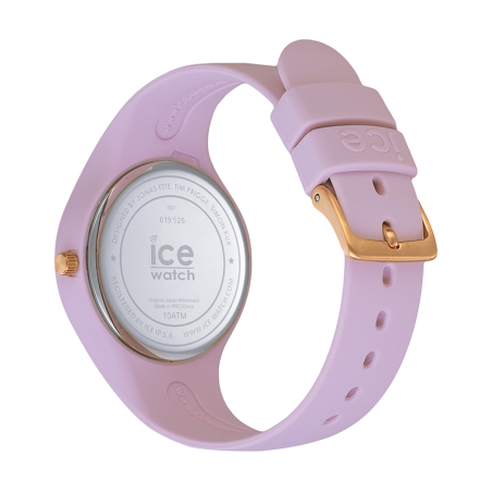 Montre femme s ice watch glam brushed silicone lavande – analogiques