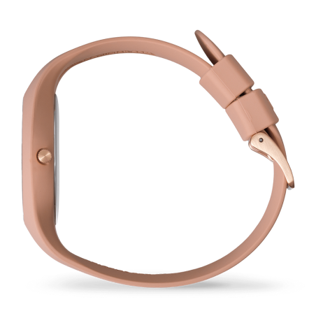 Montre femme m ice watch glam brushed silicone brun – analogiques