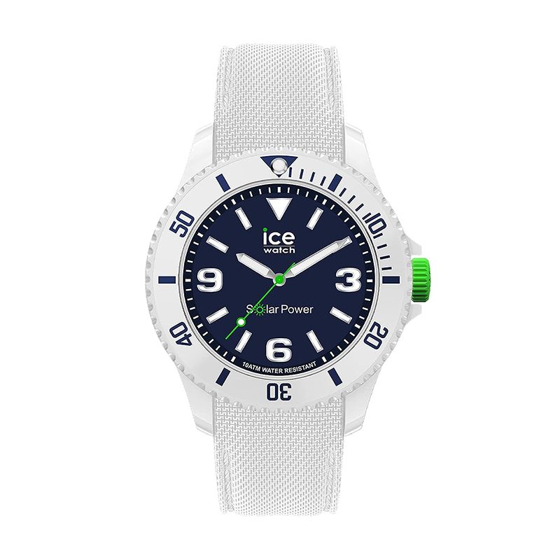 Montre homme solaire m ice sixty nine solar white blue silicone blanc - solaires - edora
