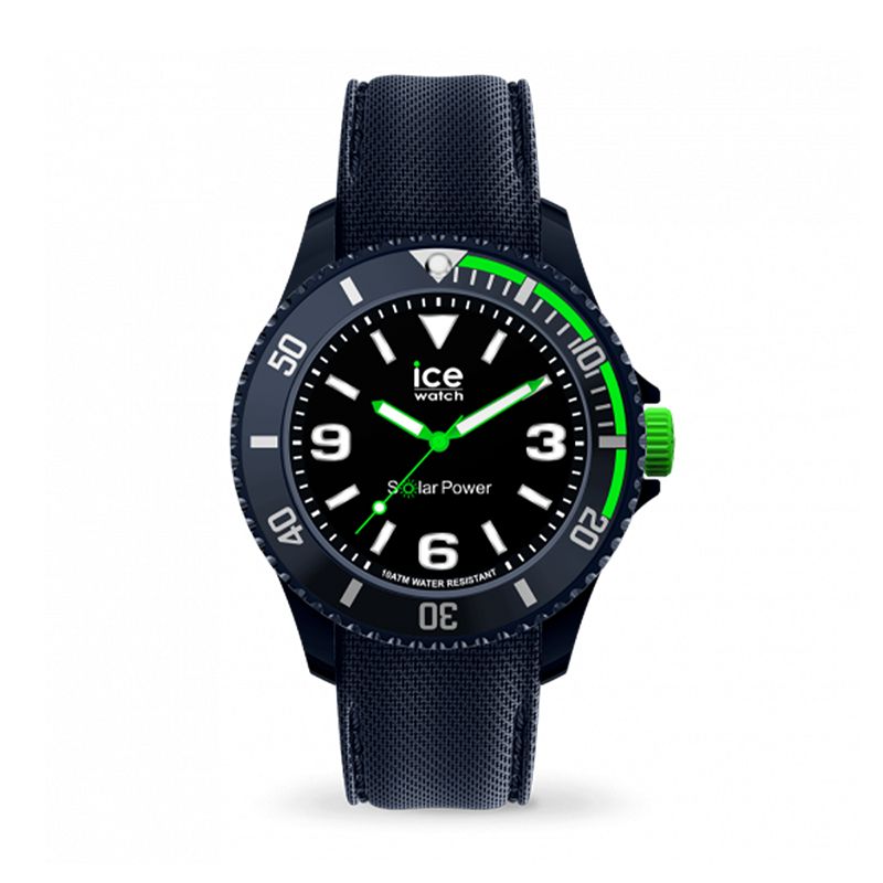 Montre homme solaire m ice sixty nine solar blue green silicone bleu - solaires - edora