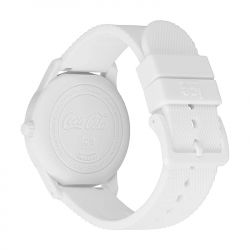 Montre mixte solaire m ice watch coca cola white silicone blanc - solaires - edora - 3