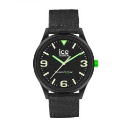 Montre homme solaire m ice watch ocean solar silicone noir - solaires - edora - 0