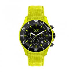 Montre homme l chronographe ice watch neon silicone jaune - chronographes - edora - 0