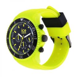 Montre homme l chronographe ice watch neon silicone jaune - chronographes - edora - 1