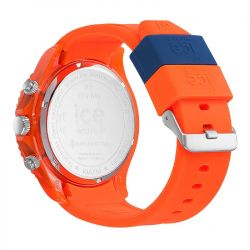 Montre chronographe homme xl ice watch chrono orange blue silicone orange - chronographes - edora - 2