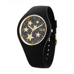 Montre femme s ice watch ice glam rock silicone noir - analogiques - edora - 0