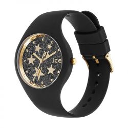 Montre femme s ice watch ice glam rock silicone noir - analogiques - edora - 1