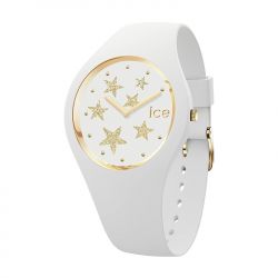 Montre femme s ice watch ice glam rock silicone blanc - analogiques - edora - 0