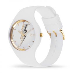 Montre femme s ice watch glam electric silicone blanc - analogiques - edora - 1